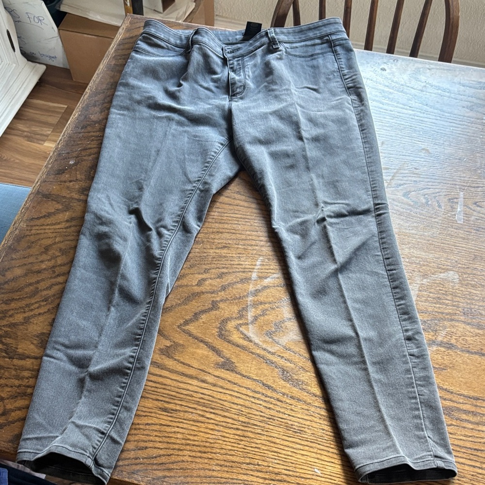 Ann Taylor Modern Slim Gray Jeans